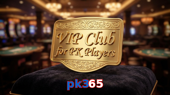 Main screen of Pk365 vip page for PK players